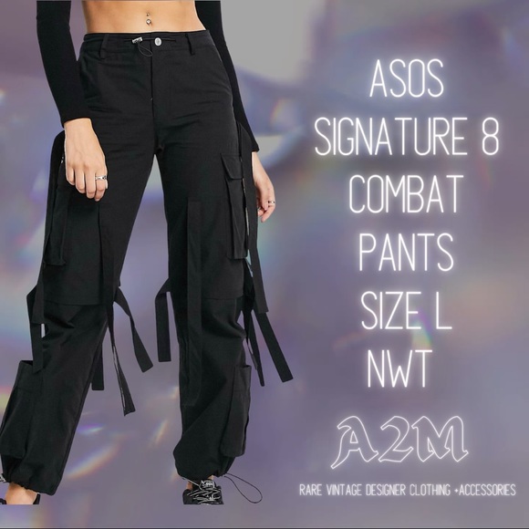 ASOS Signature 8 Combat Pants Size L NWT - Picture 1 of 5